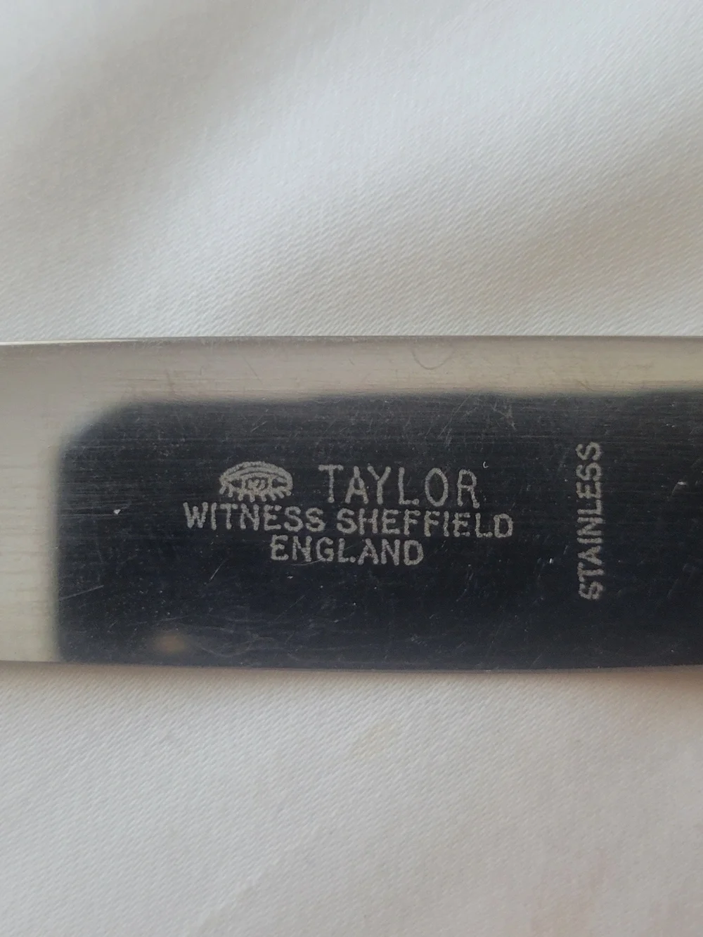 Vintage Taylor's Eye Witness Sheffield Steak Knives Stag/ Antler, Set of 6
